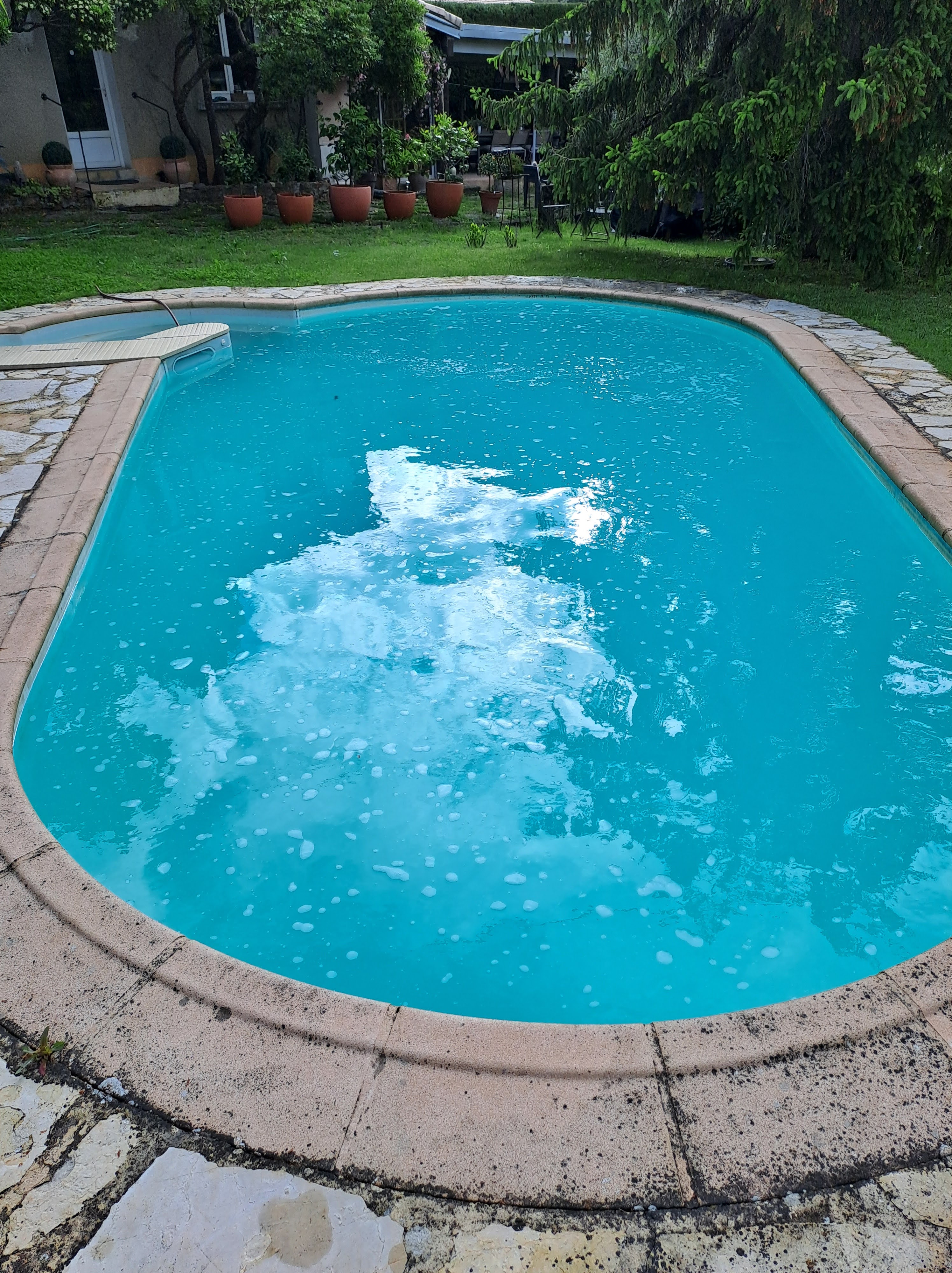 Bassin 3 — Après : eau turquoise